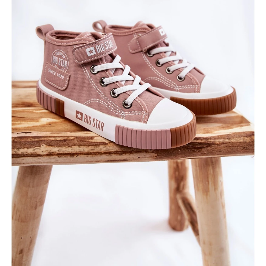 BIG STAR SHOES Baskets Montantes Enfant Big Star KK374016 Rose – Image 3