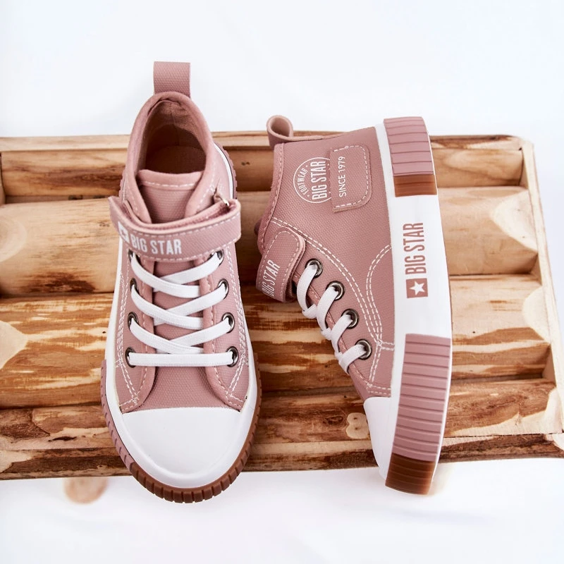 BIG STAR SHOES Baskets Montantes Enfant Big Star KK374016 Rose – Image 4