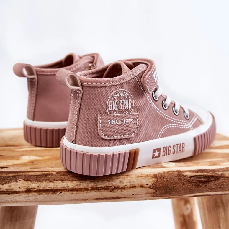BIG STAR SHOES Baskets Montantes Enfant Big Star KK374016 Rose – Image 5