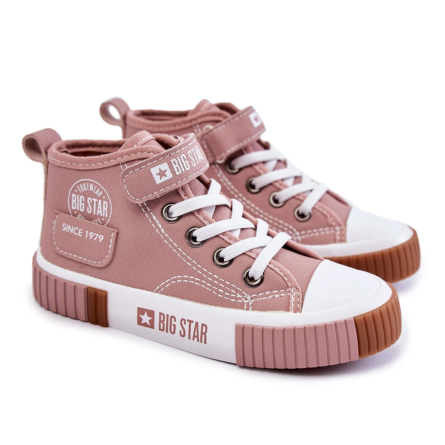 BIG STAR SHOES Baskets Montantes Enfant Big Star KK374016 Rose – Image 7