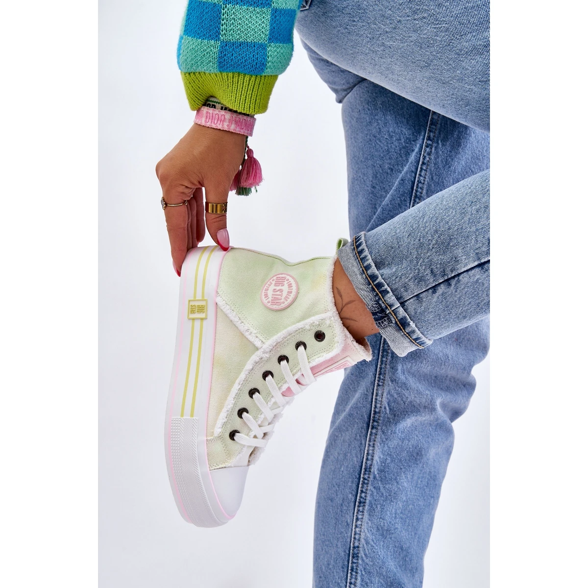 BIG STAR SHOES Baskets Montantes Femme Big Star LL274177 Multicolore – Image 3