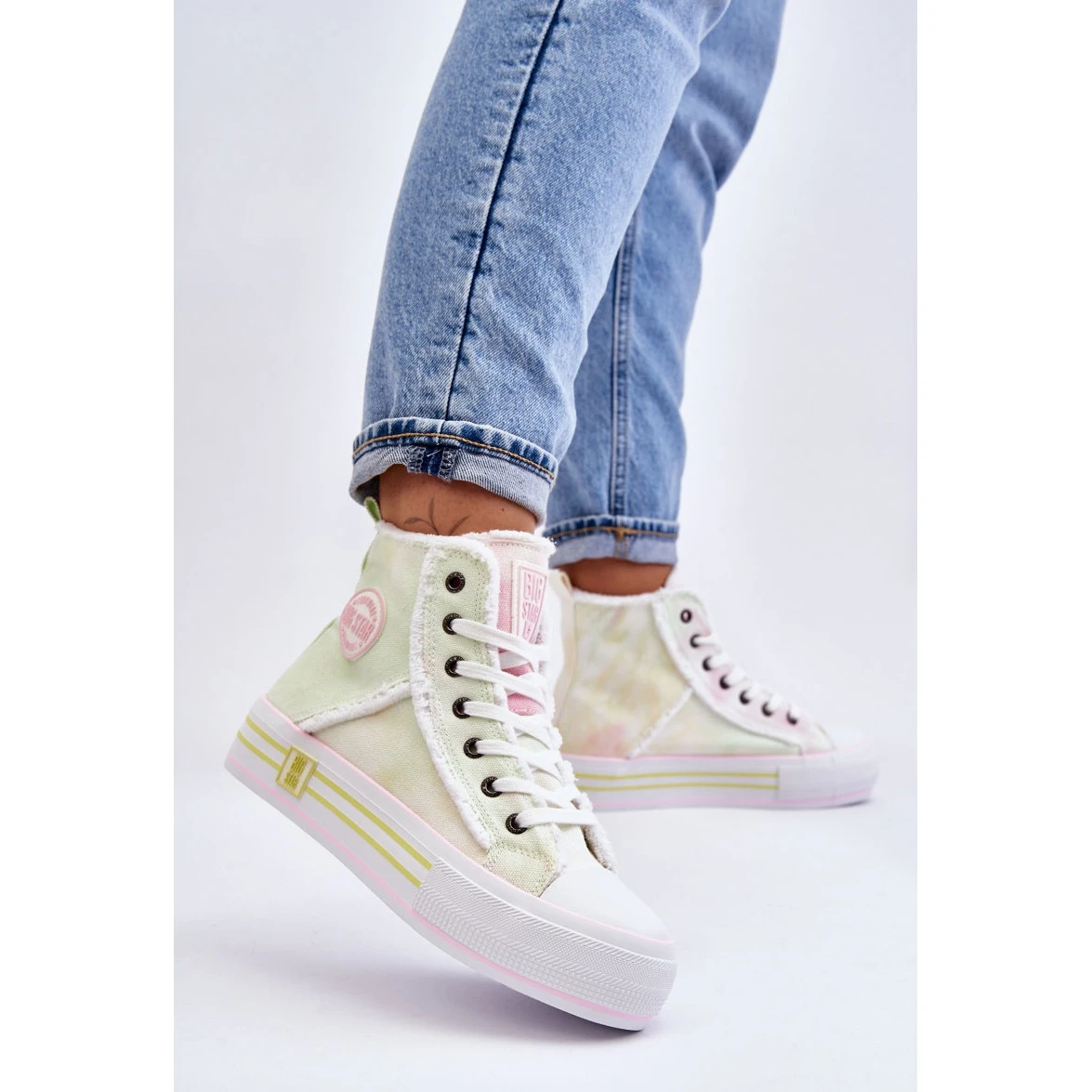 BIG STAR SHOES Baskets Montantes Femme Big Star LL274177 Multicolore – Image 5