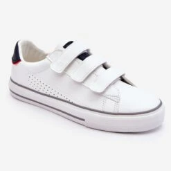 BIG STAR SHOES Baskets Velcro Homme Big Star LL174632 Blanc Blanche