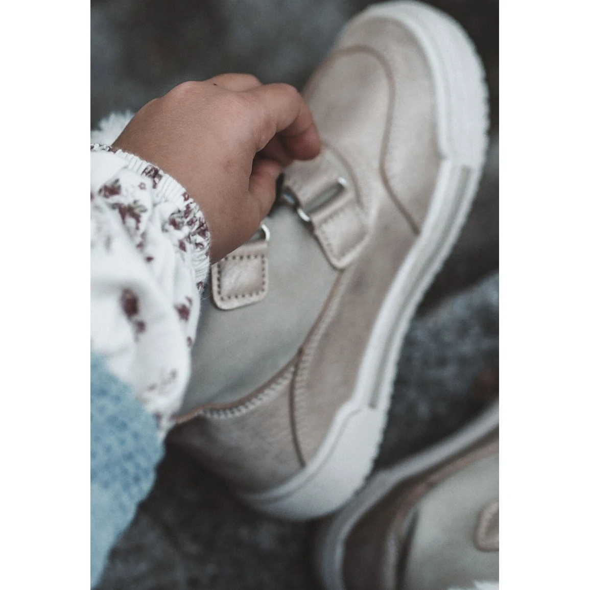 BIG STAR SHOES Bottes Chaudes Enfant Avec Velcro Big Star KK374189 Beige-Or Brun – Image 10