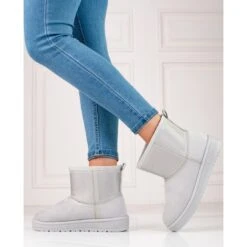 BIG STAR SHOES Bottes De Neige à Enfiler Pour Femmes Big Star Grises KK274613