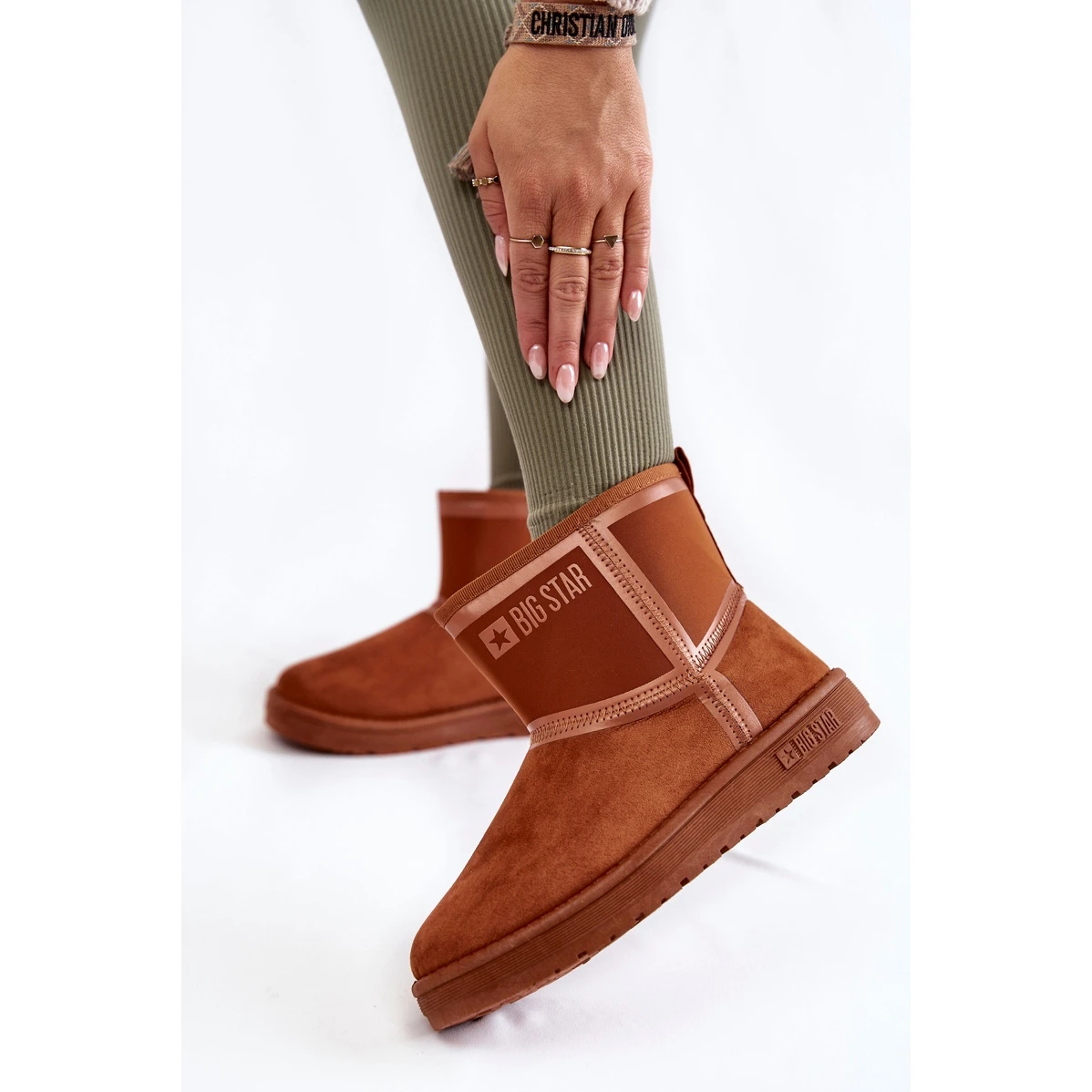 BIG STAR SHOES Bottes De Neige à Enfiler Pour Femmes Big Star KK274612 Marron Brun – Image 2