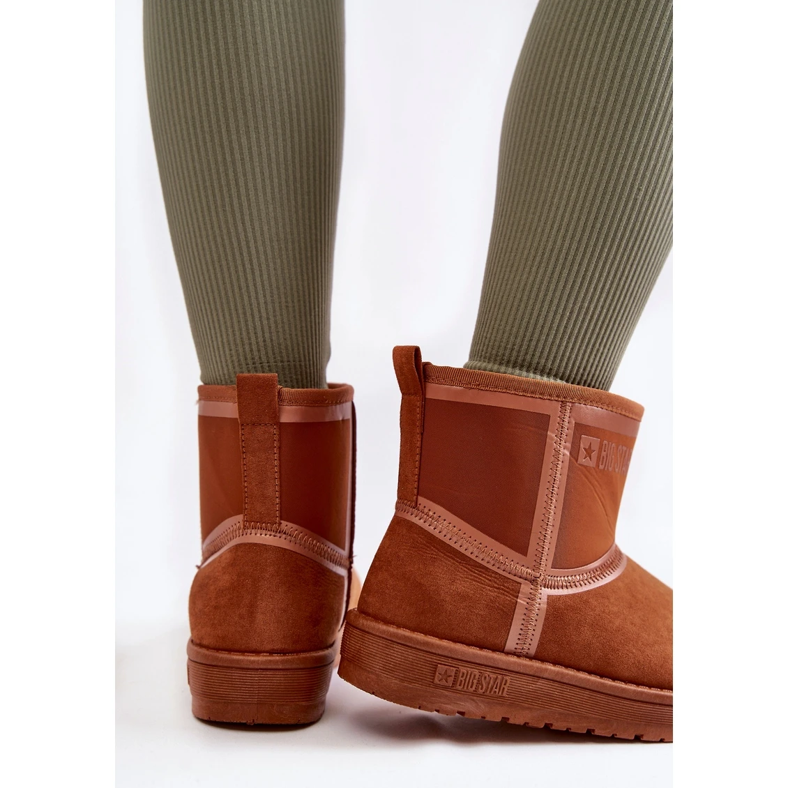 BIG STAR SHOES Bottes De Neige à Enfiler Pour Femmes Big Star KK274612 Marron Brun – Image 5