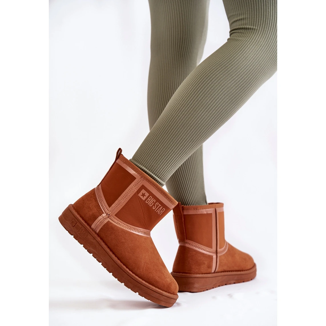 BIG STAR SHOES Bottes De Neige à Enfiler Pour Femmes Big Star KK274612 Marron Brun – Image 6