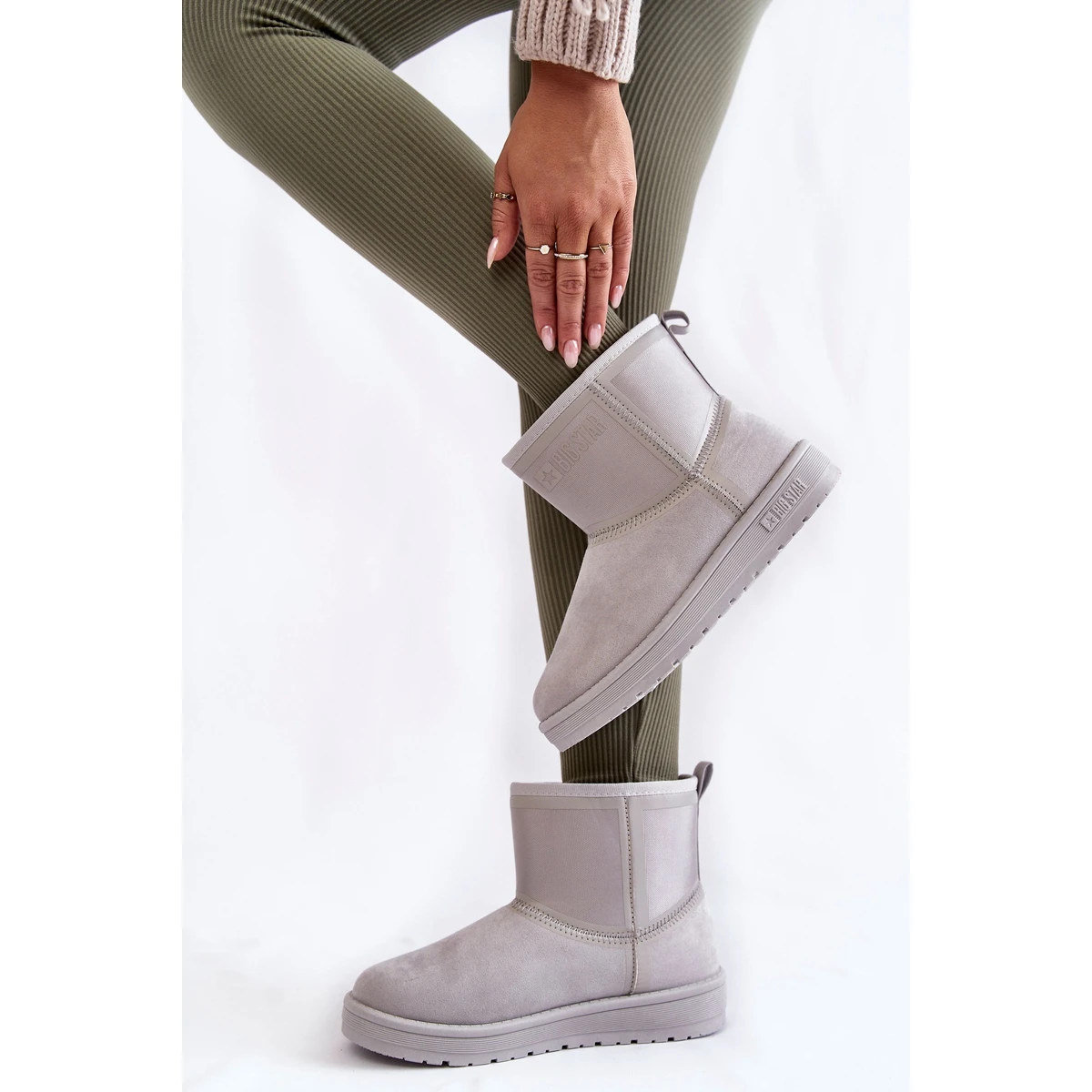 BIG STAR SHOES Bottes De Neige à Enfiler Pour Femmes Big Star KK274613 Gris – Image 3