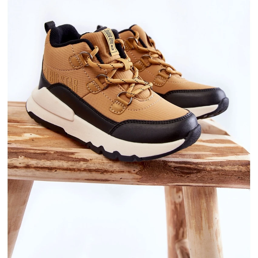 BIG STAR SHOES Chaussons Enfant Memory Foam Big Star KK374118 Camel Brun