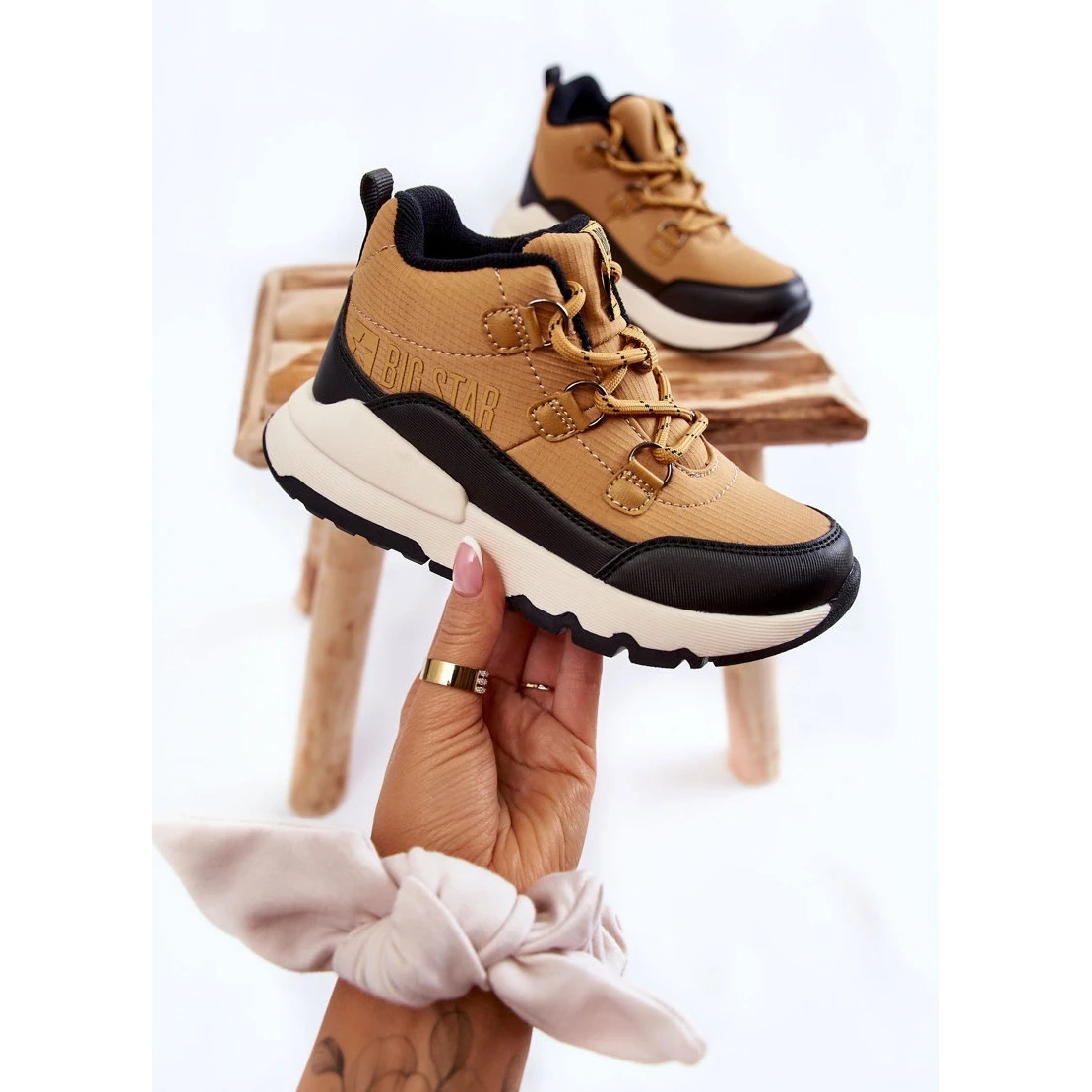 BIG STAR SHOES Chaussons Enfant Memory Foam Big Star KK374118 Camel Brun – Image 3