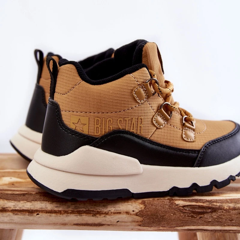 BIG STAR SHOES Chaussons Enfant Memory Foam Big Star KK374118 Camel Brun – Image 4