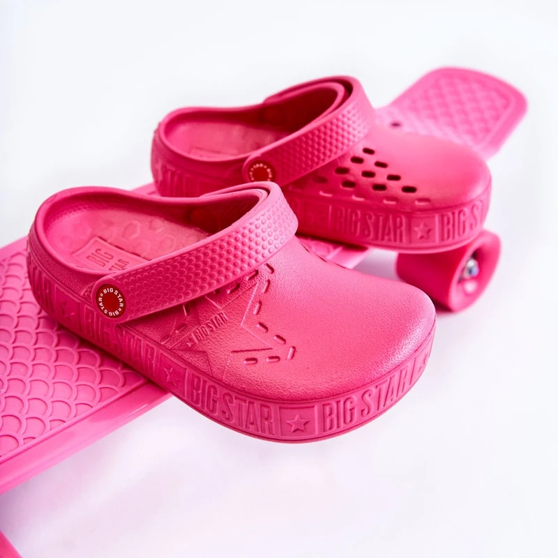 BIG STAR SHOES Chaussons Légers Enfant Kroks Big Star II375006 Fuchsia Rose – Image 2