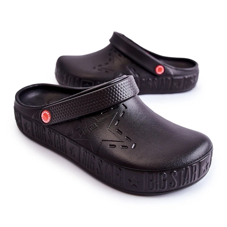 BIG STAR SHOES Chaussons Légers Homme Kroks Big Star II175001 Noir Le Noir – Image 2