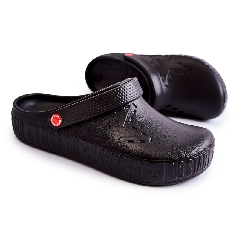 BIG STAR SHOES Chaussons Légers Homme Kroks Big Star II175001 Noir Le Noir – Image 3