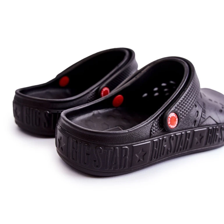 BIG STAR SHOES Chaussons Légers Homme Kroks Big Star II175001 Noir Le Noir – Image 4