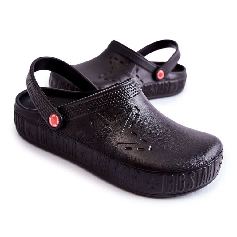 BIG STAR SHOES Chaussons Légers Homme Kroks Big Star II175001 Noir Le Noir – Image 5