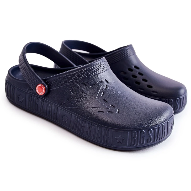 BIG STAR SHOES Chaussons Légers Homme Kroks Big Star II175002 Bleu Marine – Image 3