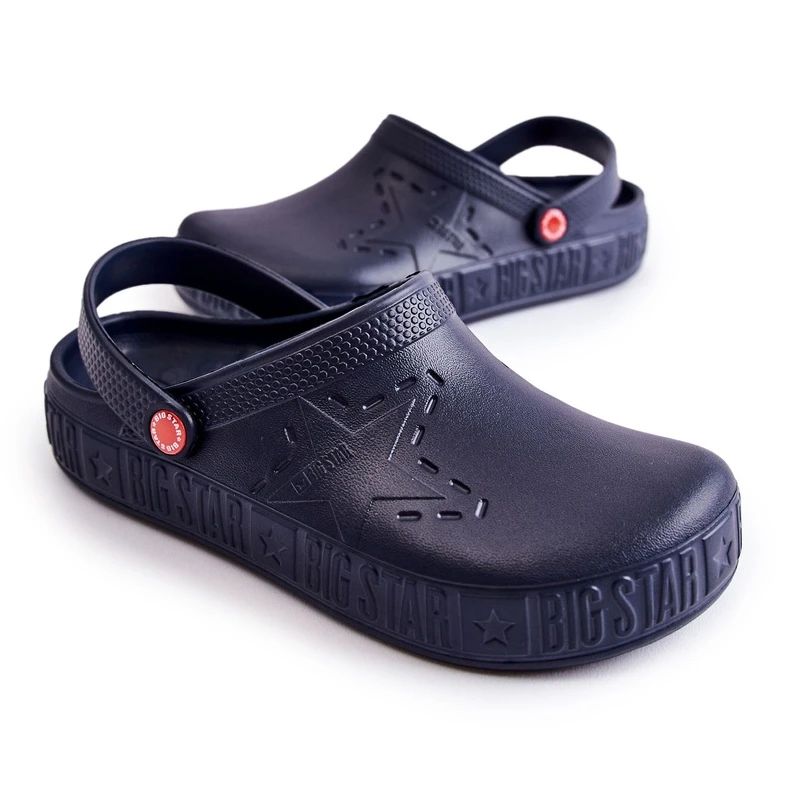 BIG STAR SHOES Chaussons Légers Homme Kroks Big Star II175002 Bleu Marine – Image 4