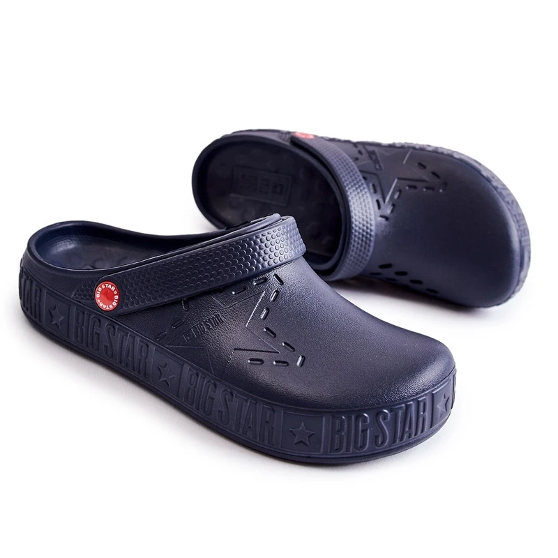 BIG STAR SHOES Chaussons Légers Homme Kroks Big Star II175002 Bleu Marine – Image 6