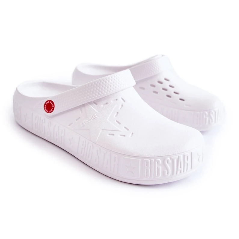 BIG STAR SHOES Chaussons Légers Homme Kroks Big Star II175003 Blanc Blanche – Image 4
