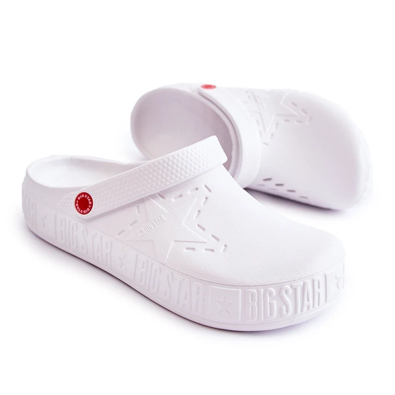 BIG STAR SHOES Chaussons Légers Homme Kroks Big Star II175003 Blanc Blanche – Image 5
