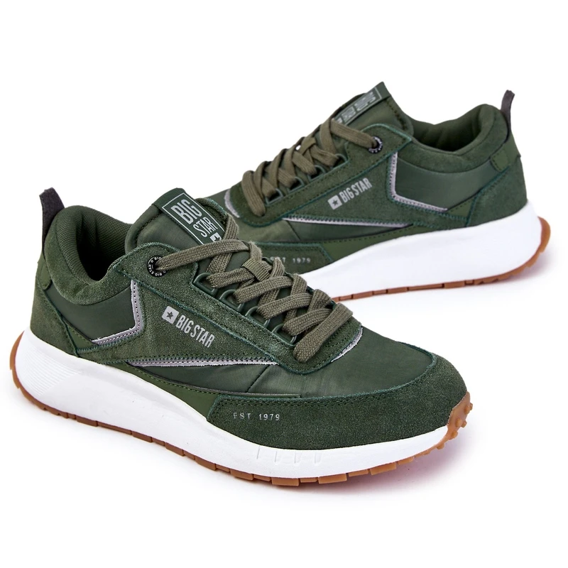 BIG STAR SHOES Chaussures De Sport Homme Big Star KK174020 Vert – Image 2