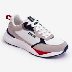 BIG STAR SHOES Chaussures De Sport Homme Memory Foam Big Star LL174235 Blanc-Gris Blanche