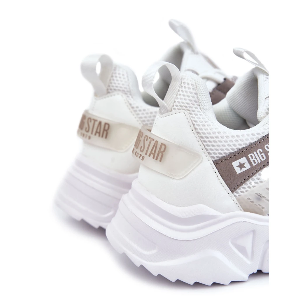 BIG STAR SHOES Chaussures De Sport Légères Pour Hommes Big Star KK174055 Blanc Blanche