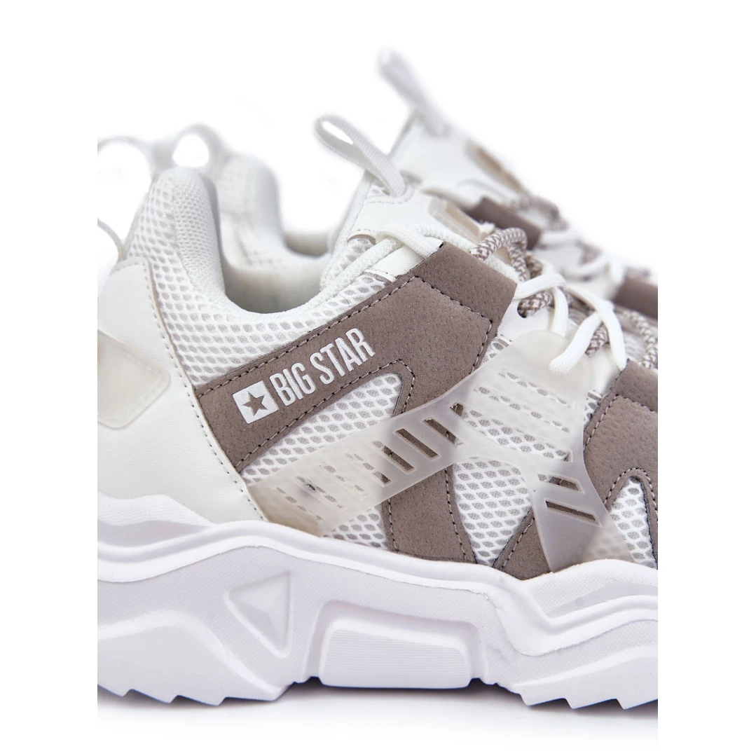 BIG STAR SHOES Chaussures De Sport Légères Pour Hommes Big Star KK174055 Blanc Blanche – Image 2