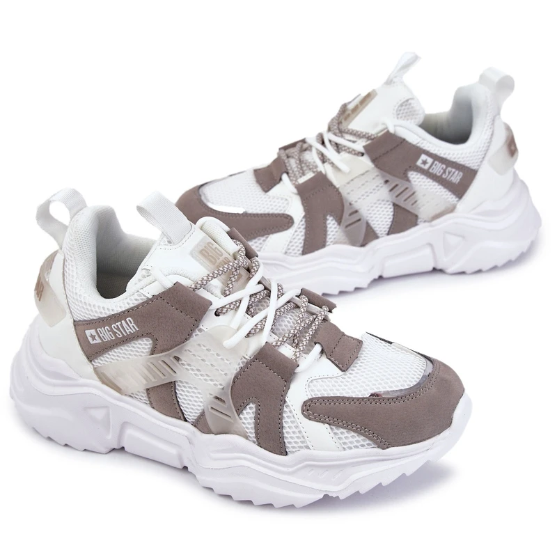 BIG STAR SHOES Chaussures De Sport Légères Pour Hommes Big Star KK174055 Blanc Blanche – Image 5