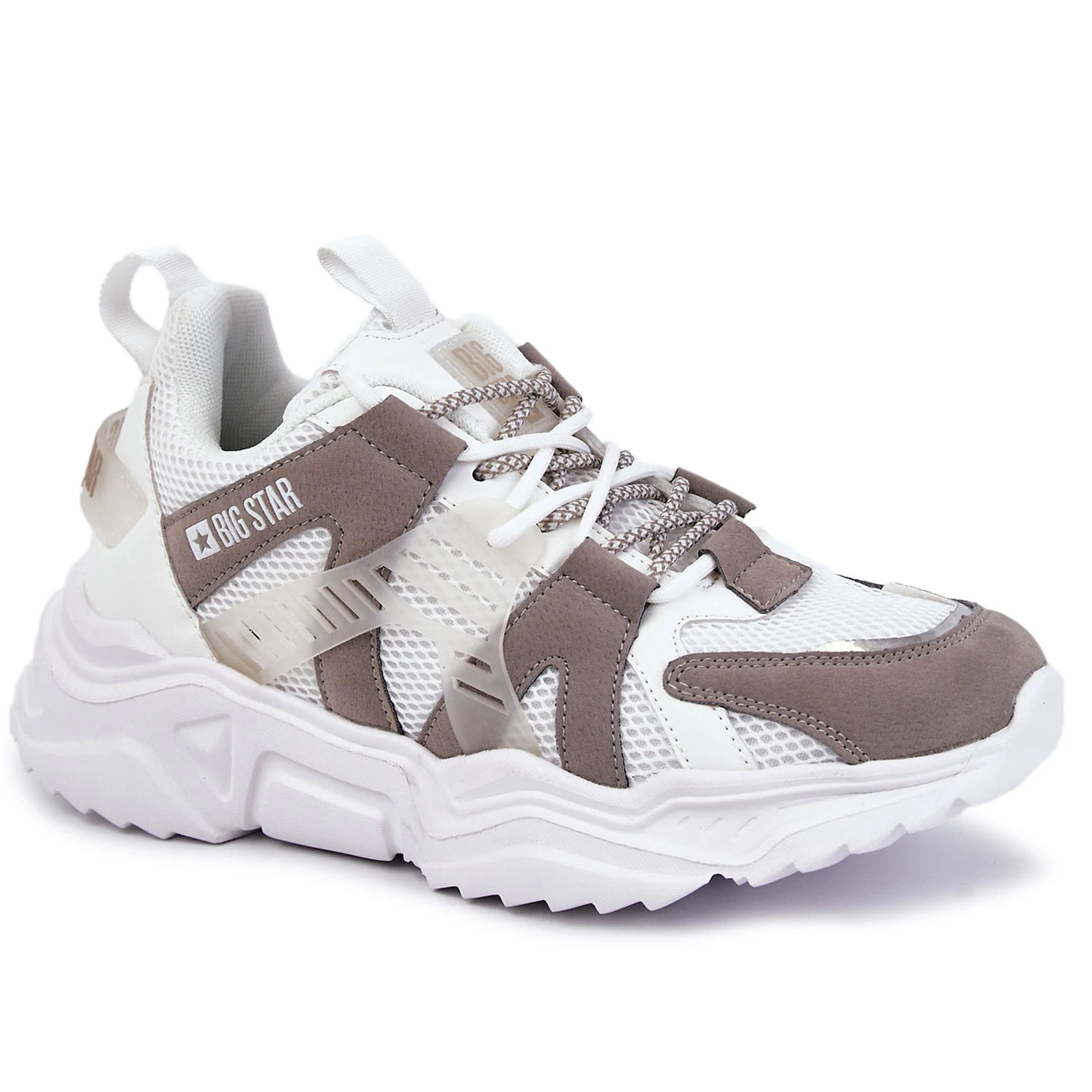 BIG STAR SHOES Chaussures De Sport Légères Pour Hommes Big Star KK174055 Blanc Blanche – Image 7