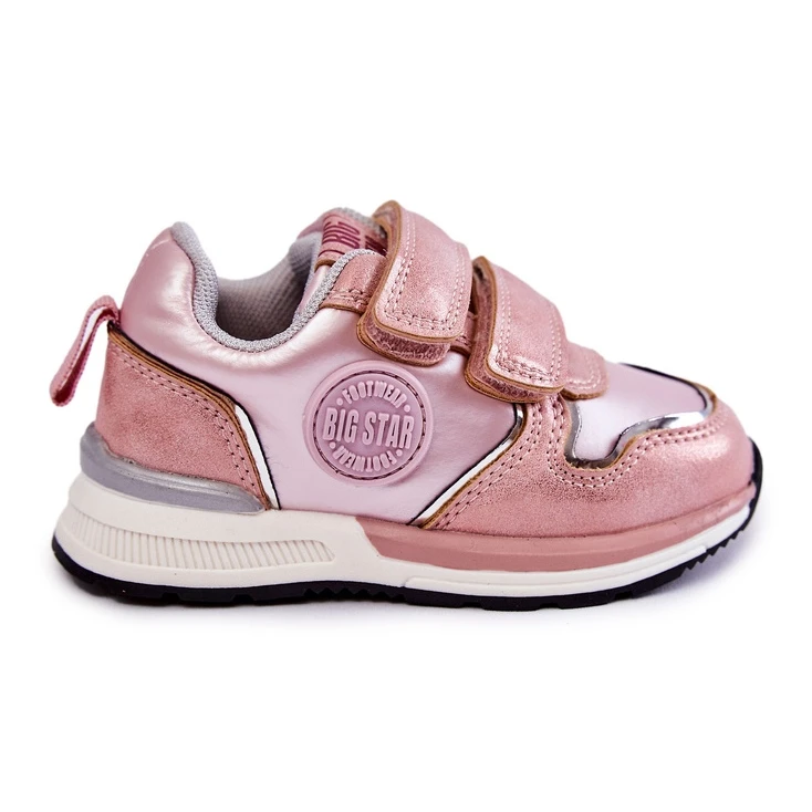 BIG STAR SHOES Chaussures De Sport Pour Enfants Système De Mousse à Mémoire De Forme Velcro Big Star KK374180 Rose – Image 6