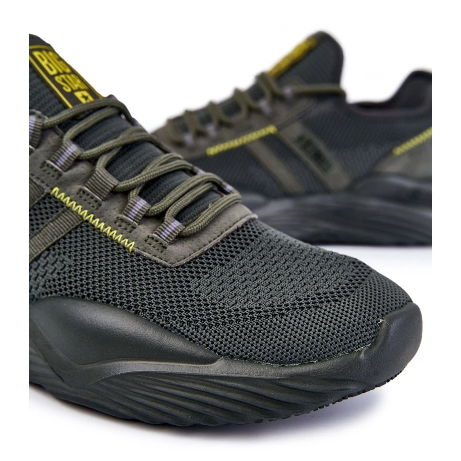 BIG STAR SHOES Chaussures De Sport Pour Hommes Memory Foam Big Star KK174256 Kaki Vert – Image 5