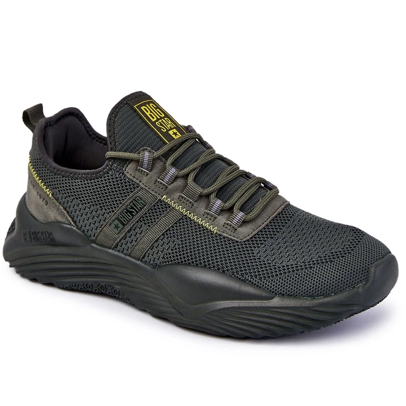 BIG STAR SHOES Chaussures De Sport Pour Hommes Memory Foam Big Star KK174256 Kaki Vert – Image 7