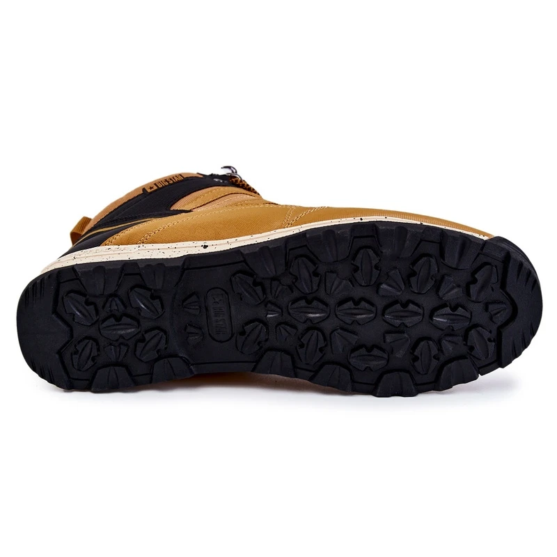 BIG STAR SHOES Chaussures Trekking Hautes Femme Big Star KK274609 Camel Beige Le Noir Jaune – Image 5