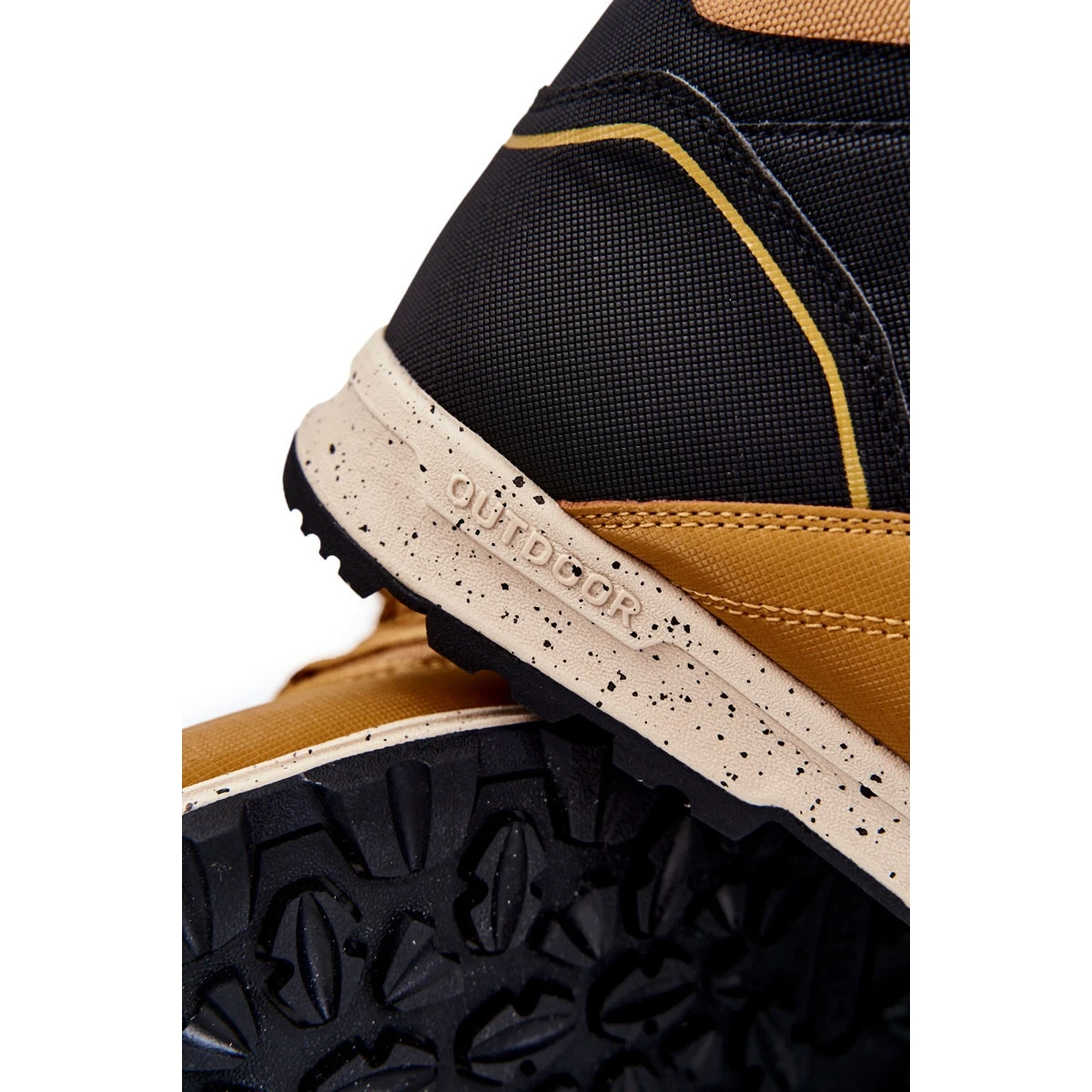 BIG STAR SHOES Chaussures Trekking Hautes Femme Big Star KK274609 Camel Beige Le Noir Jaune – Image 6