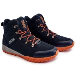 BIG STAR SHOES Chaussures Trekking Homme Memory Foam Big Star KK174110 Bleu Marine