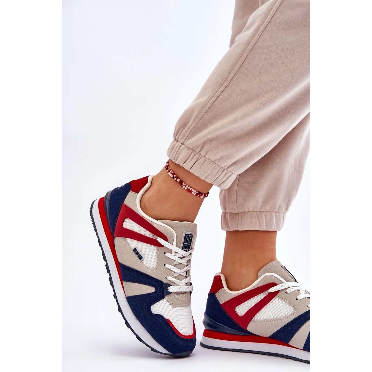 BIG STAR SHOES Confortable Baskets Femme Memory Foam Big Star LL274950 Rouge – Image 10