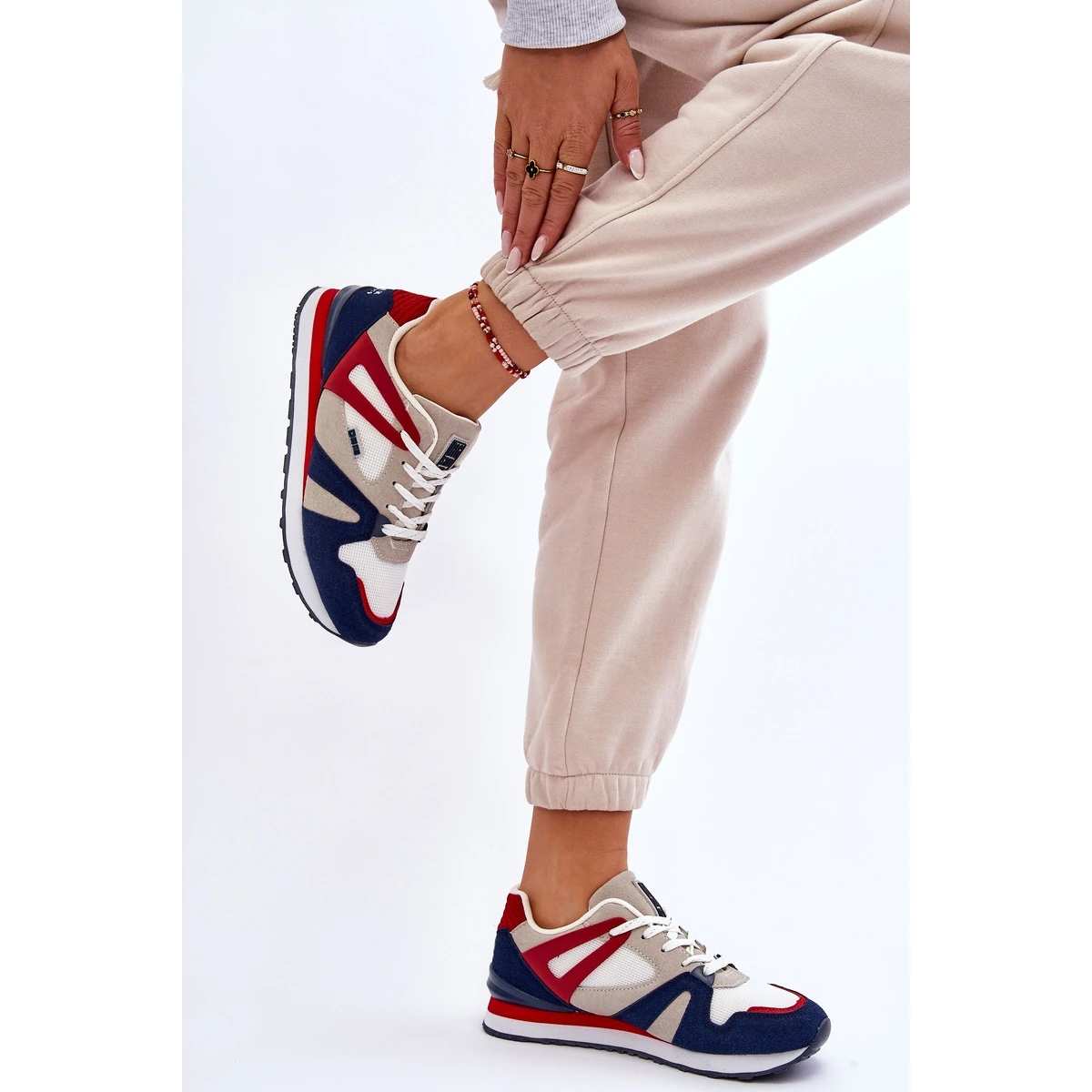 BIG STAR SHOES Confortable Baskets Femme Memory Foam Big Star LL274950 Rouge – Image 4