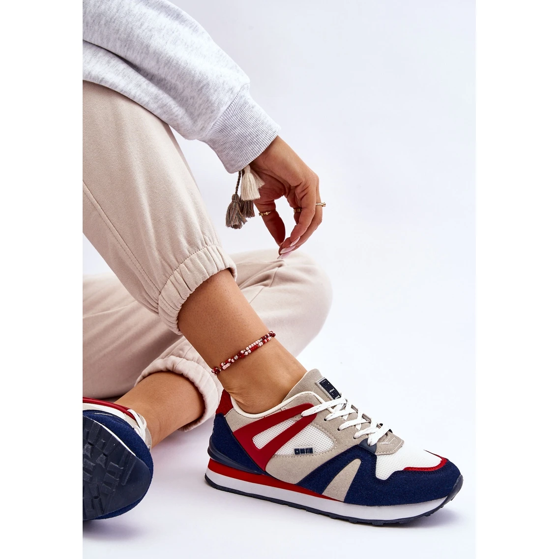 BIG STAR SHOES Confortable Baskets Femme Memory Foam Big Star LL274950 Rouge – Image 9