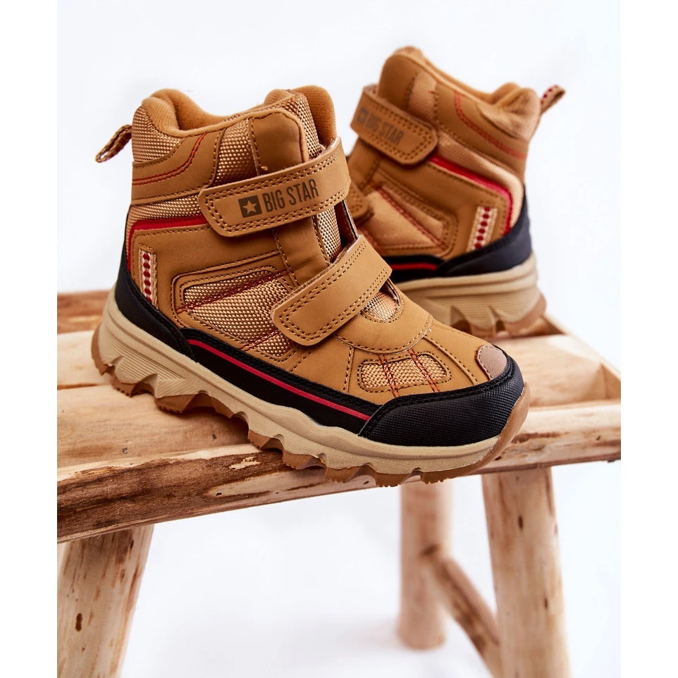 BIG STAR SHOES Mousse à Mémoire Trapézoïdale Pour Enfants Big Star KK374158 Camel Brun – Image 2