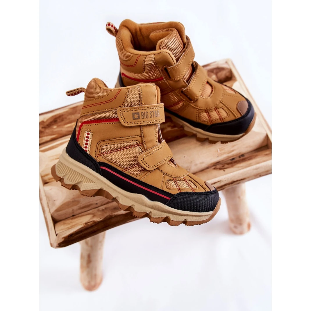 BIG STAR SHOES Mousse à Mémoire Trapézoïdale Pour Enfants Big Star KK374158 Camel Brun – Image 3