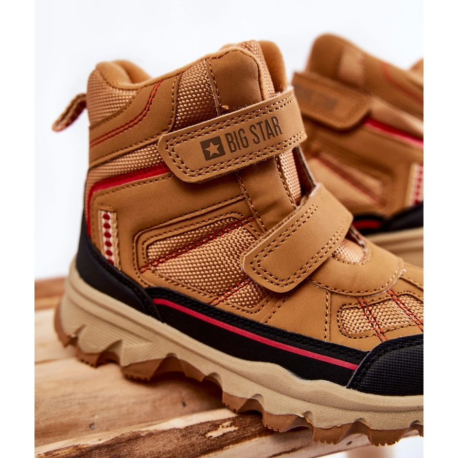 BIG STAR SHOES Mousse à Mémoire Trapézoïdale Pour Enfants Big Star KK374158 Camel Brun – Image 4