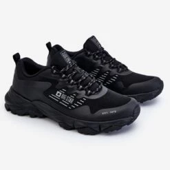 BIG STAR SHOES Système De Mousse à Mémoire De Forme Classique Pour Hommes Big Star Chaussures De Sport LL174127 Noir Le Noir