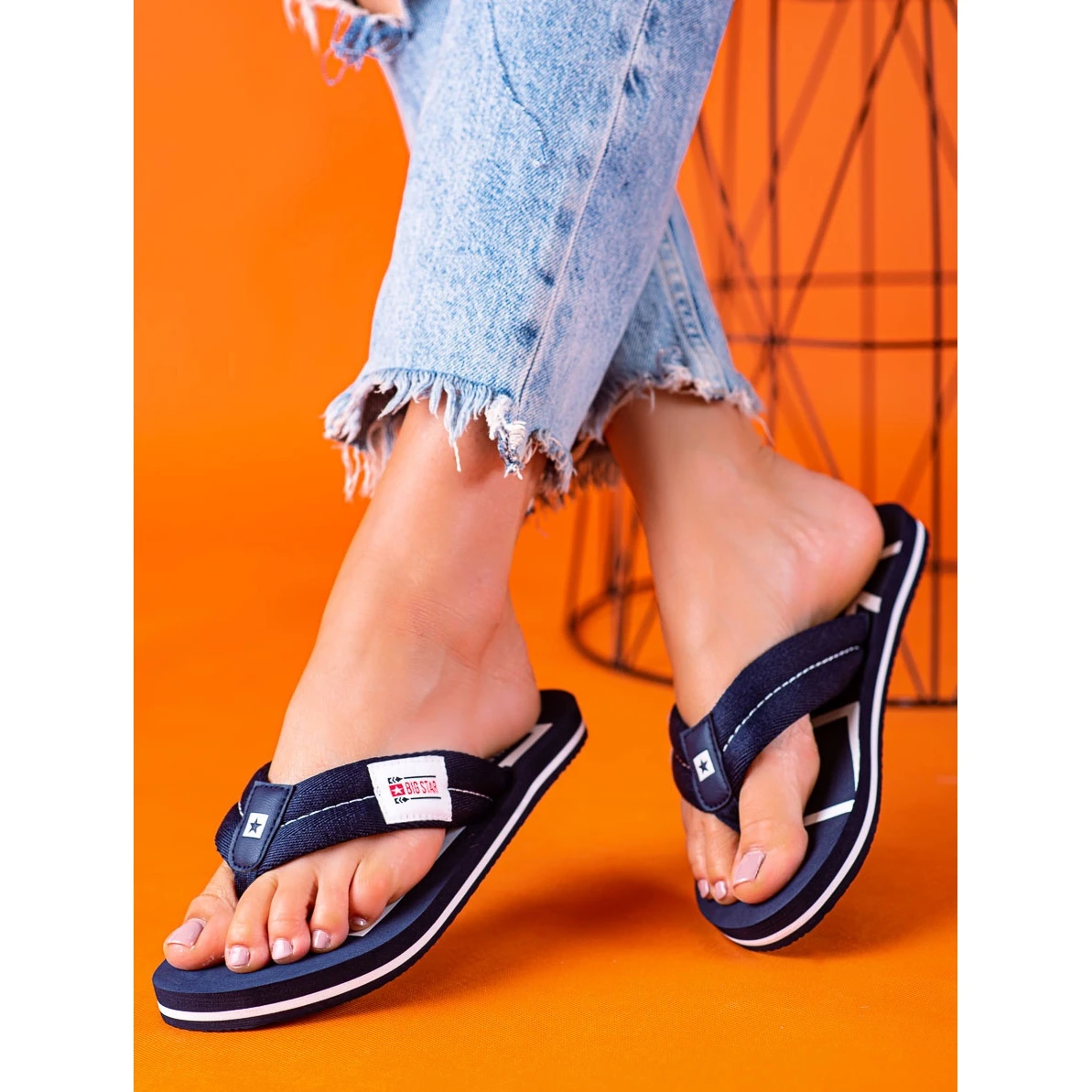 BIG STAR SHOES Tongs Big Star Confortables Bleu – Image 3