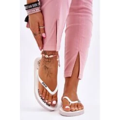 BIG STAR SHOES Tongs Confortables Big Star LL274795 Blanc Blanche