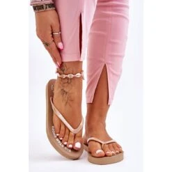 BIG STAR SHOES Tongs Confortables Big Star LL274796 Beige