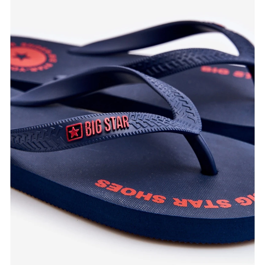 BIG STAR SHOES Tongs Homme Big Star LL174424 Bleu Marine Le Noir – Image 4