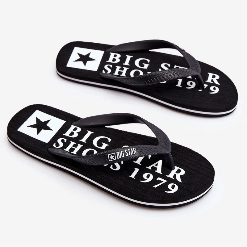 BIG STAR SHOES Tongs Légères Homme Big Star LL174444 Noir Le Noir – Image 2